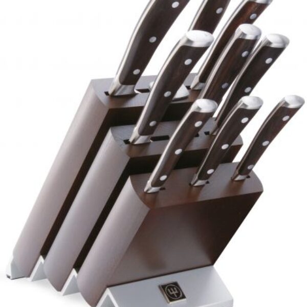 Wusthof Ikon 9 Piece Knife Block Set